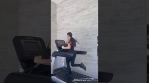 'Kylie jenner morning treadmill workout look out her big ass'