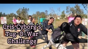 'Women\'s Tug-Oh-War Challenge UFC Bellator Cris Cyborg Pink Belt Fitness empowerment camp'