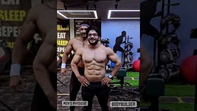 'men, physics athlete vs bodybuilder ❤️ Tarun gill vs noor bhai ❤️ road to sheru classic'