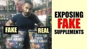 'EXPOSED- Indian fake supplements'