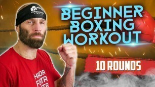 'Beginner Boxing Home Workout | 10 Rounds | 60 Combo Variations!'
