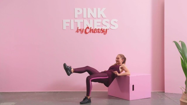 'One Leg Hip Thrusters | Pink Fitness | Cheasy'