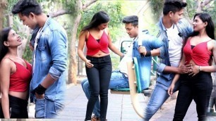 'Gym prank on girl gone so funny, prank in delhi park || crazy vishal'