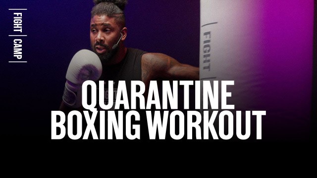 '15 MINUTE AT HOME BOXING WORKOUT NO EQUIPMENT NEEDED'