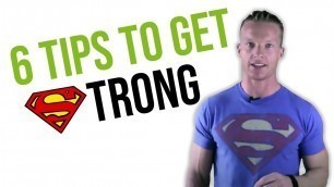 '6 Best Workout Tips To Get Stronger (BUILD SUPERHERO STRENGTH) | LiveLeanTV'