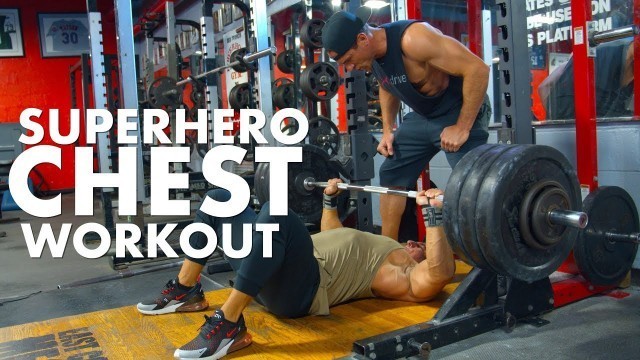 'SUPERHERO CHEST WORKOUT FT. DON SALADINO'