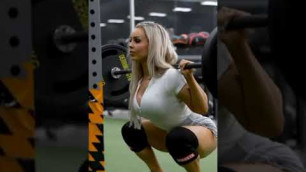 'cute girl gym video 