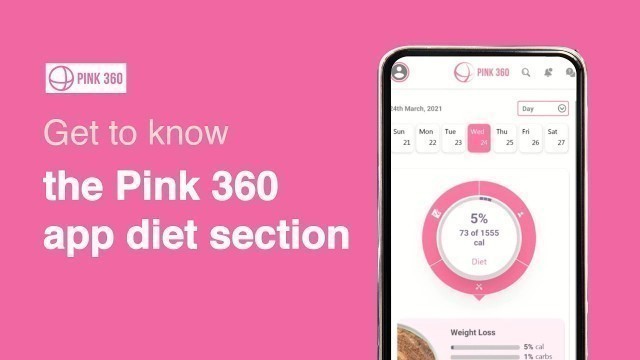 'How to add Your Diet Input - Pink 360 App Tutorial'