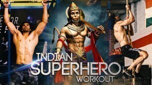 'Indian Superhero (Hanuman ji) workout with celebrity fitness Coach Sandeep.'