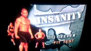 'Insanity: Fit Test accountability video for Beachbody Challenge day 1'