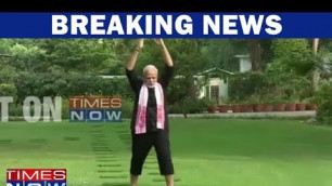 'PM Modi Posts His Fitness Video, Nominates HD Kumaraswamy For Fitness Challenge'