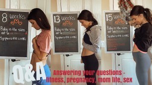 'Q&A Vlog  | Answering Your Questions -Fitness, Pregnancy, Two under Two, Sex, Supplements and More'