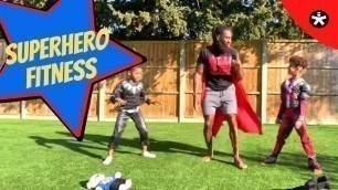 'Superhero Fitness Jumps and Fun | 10 MIN with Born and Team'