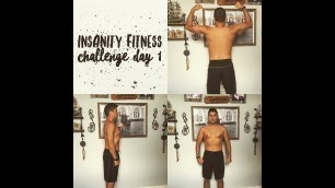 'Insanity Fitness Challenge Vlog - Day 1 - Fit Test Video & Results also Shaving my beard'