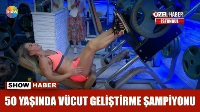 '50 yaşında vücut geliştirme şampiyonu'