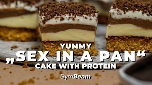 'Yummy “Sex in a Pan” Cake with Protein  l Fitness recipes l GymBeam'