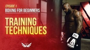 'Boxing for beginners | Training techniques Episode 1 | Mike Rashid'