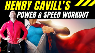 'Henry Cavill\'s Power and Speed Superman Workout. Full body exercise. #superhero #celebrity #superman'