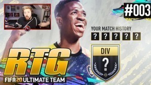 'NEW FITNESS GLITCH & RIVALS PLACEMENTS! - #FIFA20 Road to Glory! #03 Ultimate Team'