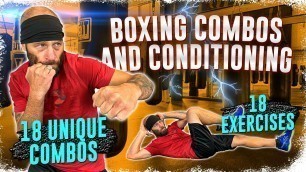 'Boxing Combos and Conditioning | Home Workout'