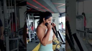 'Priyanka Sharma gym workout fitness model video | women fitness motivation #shorts #gymgirl #workout'