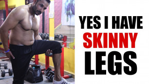 'Yes i have skinny legs | day 6 of 90 days transformation'