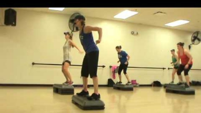 'Basic Step Aerobics Group Fitness Class! Dec 1, 2016'