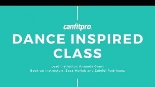 'Dance Inspired Group Fitness Class'