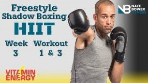 'FREESTYLE SHADOW BOXING HIIT Workout. 4 Week Shred'