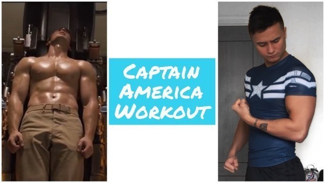 'Captain America Workout (Chris Evans) - SUPERHERO TRAINING'
