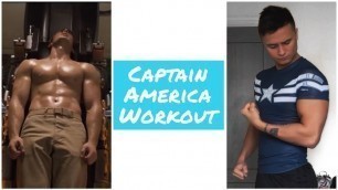 'Captain America Workout (Chris Evans) - SUPERHERO TRAINING'