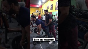 'Back workout new movement and variation #bodybuilding #shorts'