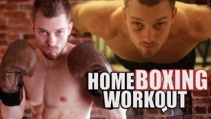 'Home Boxing Workout Routine'