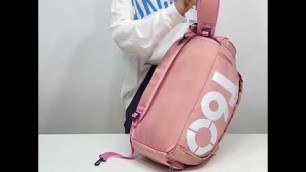 'Bolsa Mochila Mala Academia Fitness Pink T60'