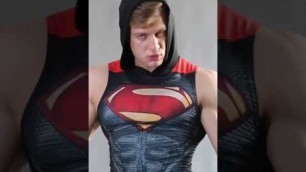 'SUPERHERO 3D PRINT FITNESS & BODYBUILDING STRINGER TANK TOP FOR MEN'