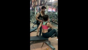 'Gym funny accident |funny fails in gym | varsha Singh rajput'