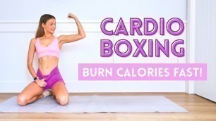 'CARDIO BOXING WORKOUT | Burn calories and tone your arms!'