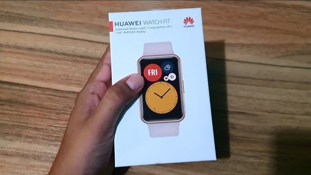 'Huawei Watch Fit Sakura Pink TIA-B09 Unboxing y Accesorios'