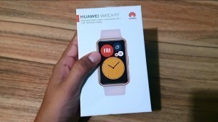'Huawei Watch Fit Sakura Pink TIA-B09 Unboxing y Accesorios'