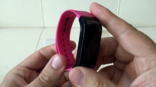 'Smart Watch Bracelet Health Sport Sleep Fitness Calorie Tracker Bluetooth in Pink Unboxing'