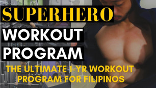 'Vid. 10: SUPERHERO Workout Program | Pinoy Workout Program | Pinoy Fitness'