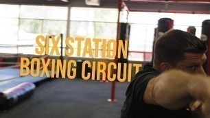 '6 STATION BOXING FITNESS CIRCUIT! Endurance Workout'