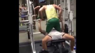 'CRAZY PEOPLE in the GYM #1 / Funny video / Tik tok #Shorts'