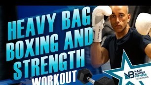 '30 Minute Boxing and Strength Training Workout |NateBowerFitness'