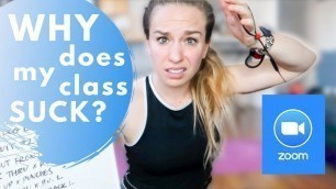 'USE ZOOM FOR GROUP FITNESS | online teaching tips and techniques'