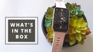 'Unboxing the Huawei Watch Fit in Sakura Pink'