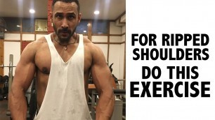 'For shredded shoulders- Do this exercise'
