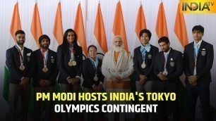 'From Having Ice Creams & Churma To Discussing Fitness, Modi Meets India\'s Tokyo Olympics Contingent'