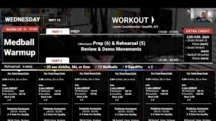 'LMI Fitness - Group CrossFit Workout Brief 9/13 - 9/18'
