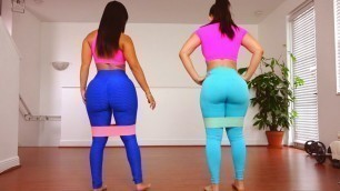 'Female Big Ass Booty How To workout in Gym'